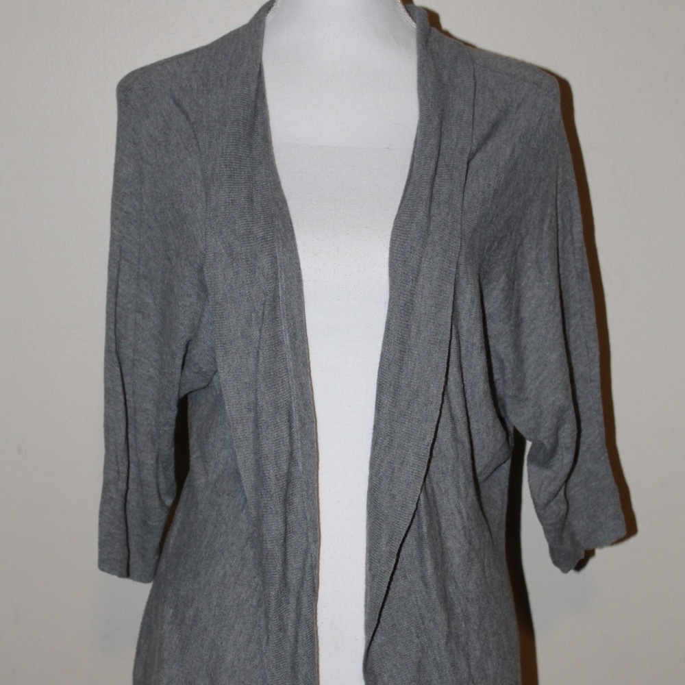 Mossimo Open Front Gray Cardigan